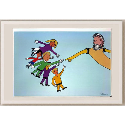Severin Sikanja 29x21cm Orijinal Karikatür BOD06584
