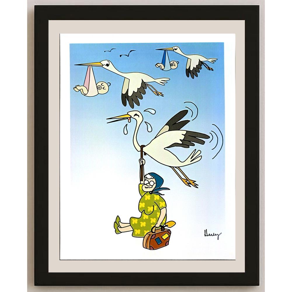 Huey Nguyen Huu 29x21cm Orijinal Karikatür BOD06585