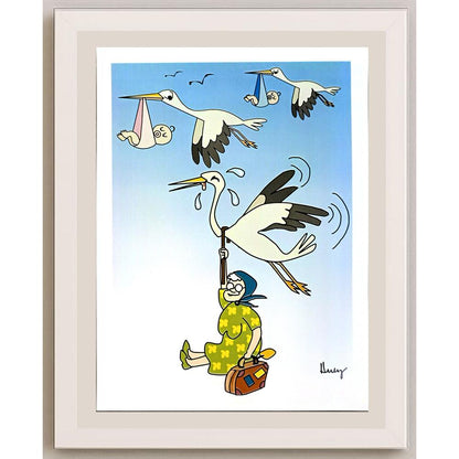 Huey Nguyen Huu 29x21cm Orijinal Karikatür BOD06585