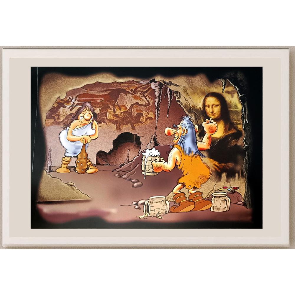 Roman Michel 29x21cm Orijinal Karikatür BOD06590