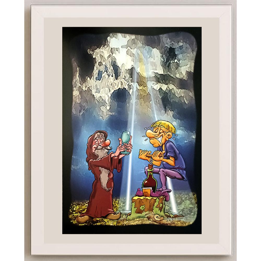 Roman Michel 29x21cm Orijinal Karikatür BOD06591