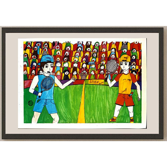 Katarina Hırbojevic 29x21cm Orijinal Karikatür BOD06594