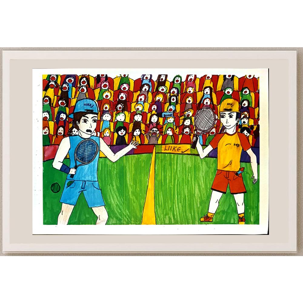 Katarina Hırbojevic 29x21cm Orijinal Karikatür BOD06594