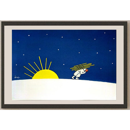 Ilya Katz 29x21cm Orijinal Karikatür BOD06602