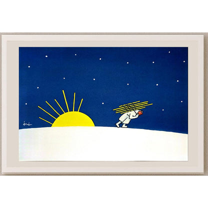 Ilya Katz 29x21cm Orijinal Karikatür BOD06602