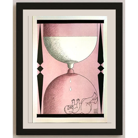 Mihal Danielescu 29x21cm Orijinal Karikatür BOD06608