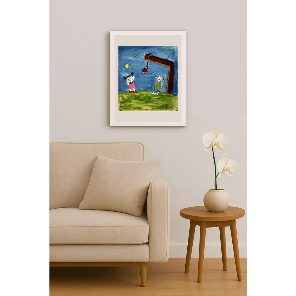 Aylin Farjadnia 26x26cm Orijinal Karikatür BOD06612