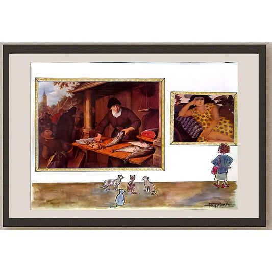Grigoris Georgiou 29x21cm Orijinal Karikatür BOD06617