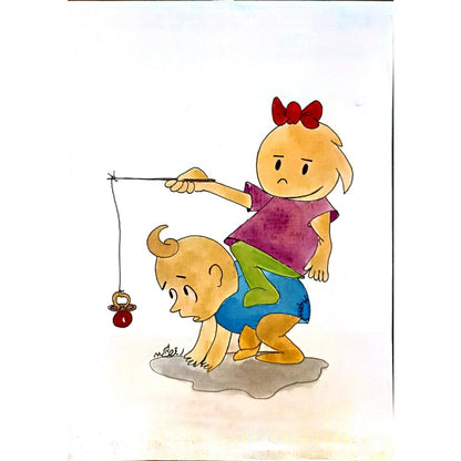 Emrahim Ghadrdan 29x21cm Orijinal Karikatür BOD06618