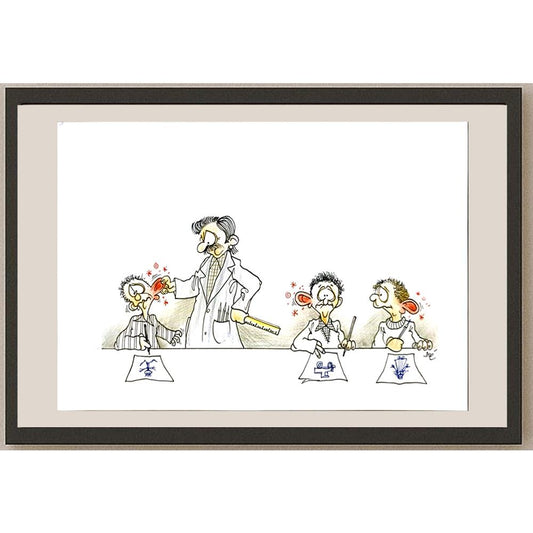 Dre Mathijs 29x21cm Orijinal Karikatür BOD06623