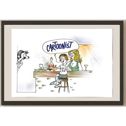 Dre Mathijs 29x21cm Orijinal Karikatür BOD06624