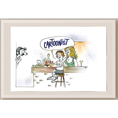 Dre Mathijs 29x21cm Orijinal Karikatür BOD06624