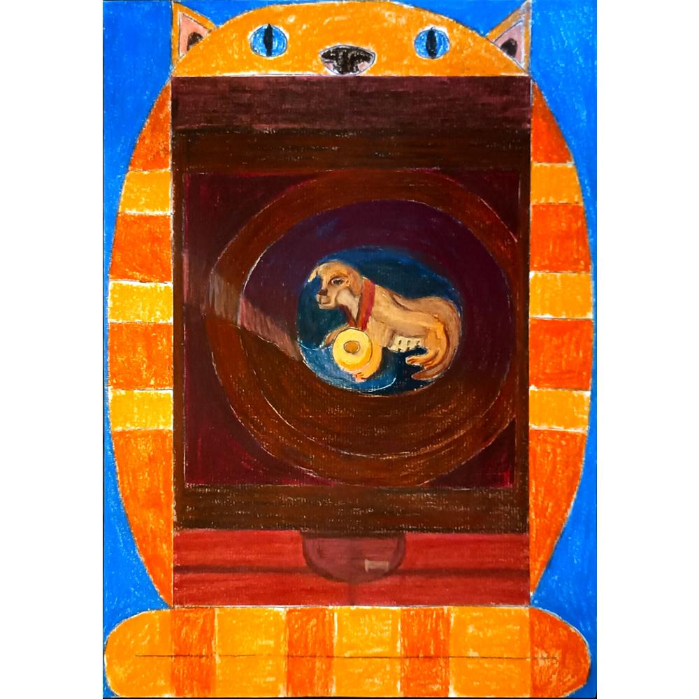 Cecilia Montague 29x21cm Orijinal Karikatür BOD06628