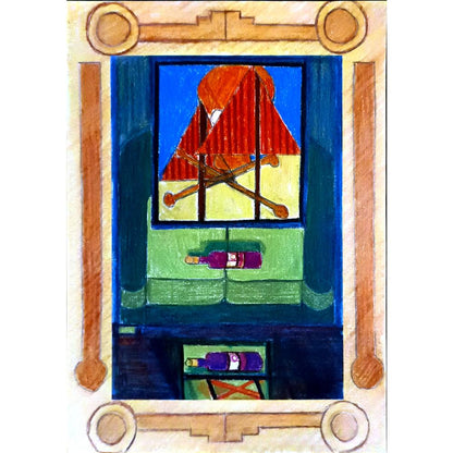 Cecilia Montague 29x21cm Orijinal Karikatür BOD06629