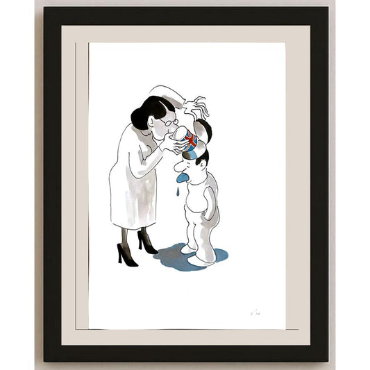 Valentin Georgiev 29x21cm Orijinal Karikatür BOD06631