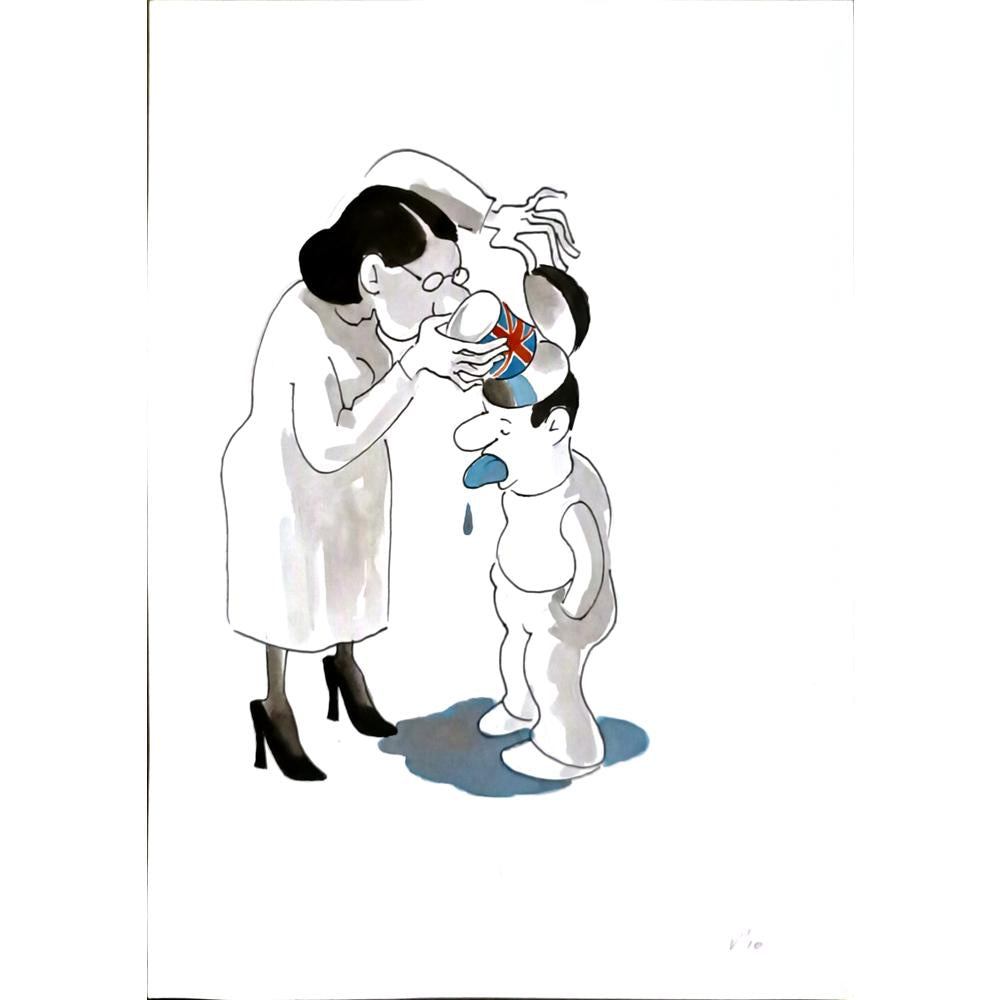 Valentin Georgiev 29x21cm Orijinal Karikatür BOD06631