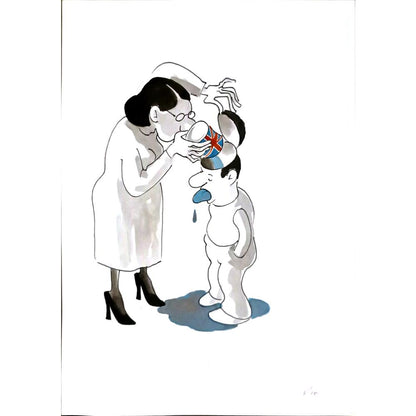 Valentin Georgiev 29x21cm Orijinal Karikatür BOD06631