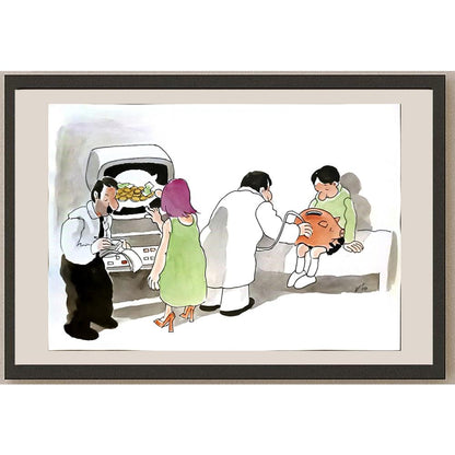Valentin Georgiev 29x21cm Orijinal Karikatür BOD06636