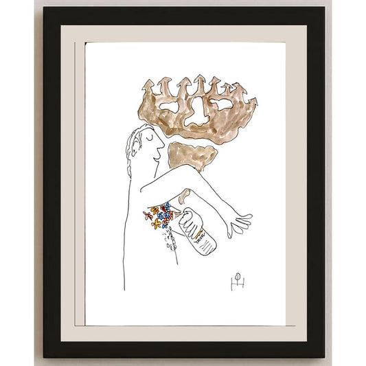 Heino Partanen 29x21cm Orijinal Karikatür BOD06639