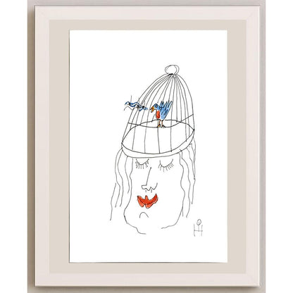 Heino Partanen 29x21cm Orijinal Karikatür BOD06641