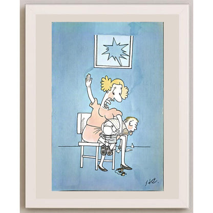 Ren Jian 29x21cm Orijinal Karikatür BOD06645