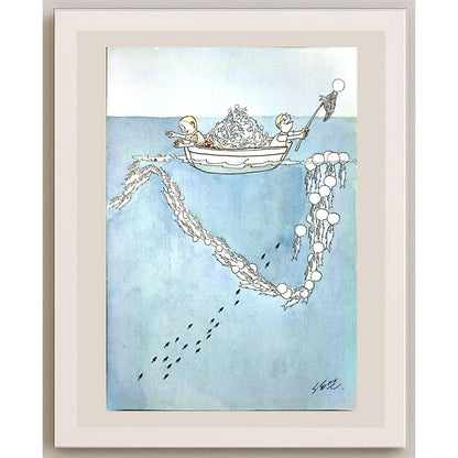Ren Jian 29x21cm Orijinal Karikatür BOD06646