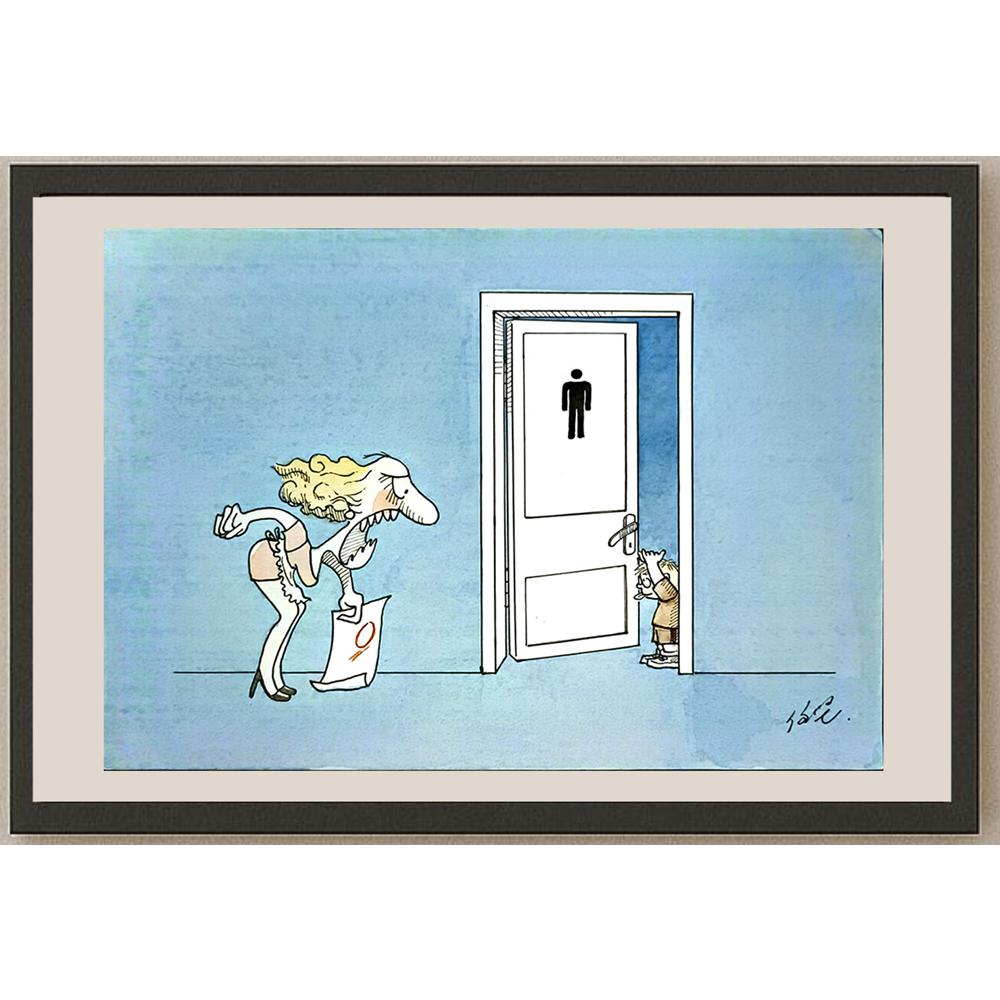 Ren Jian 29x21cm Orijinal Karikatür BOD06647