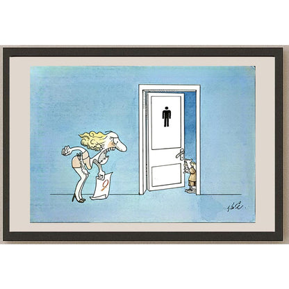 Ren Jian 29x21cm Orijinal Karikatür BOD06647