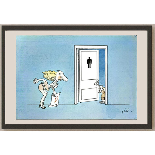 Ren Jian 29x21cm Orijinal Karikatür BOD06647