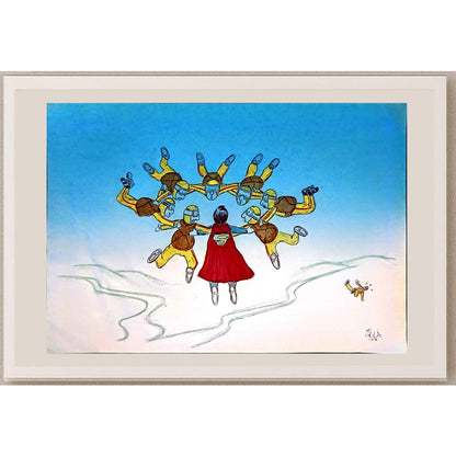 Tiana Juliansyah 29x21cm Orijinal Karikatür BOD06648