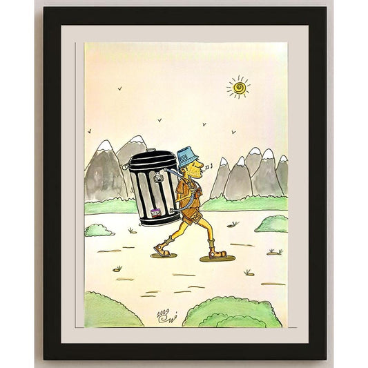 Rahim Garamaleky 29x21cm Orijinal Karikatür BOD06650