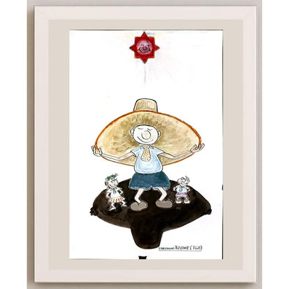 Ko Swe 29x21cm Orijinal Karikatür BOD06652