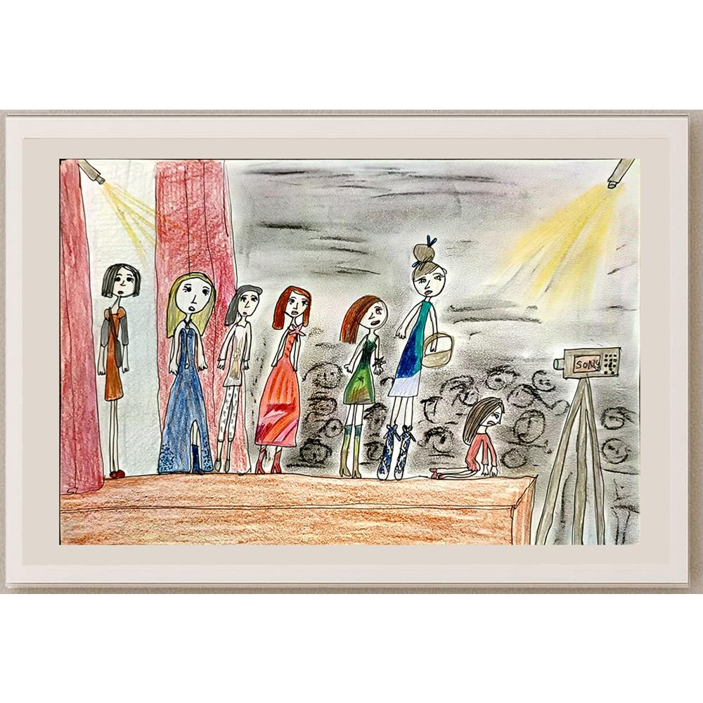 Yoana Rangelova 29x21cm Orijinal Karikatür BOD06654