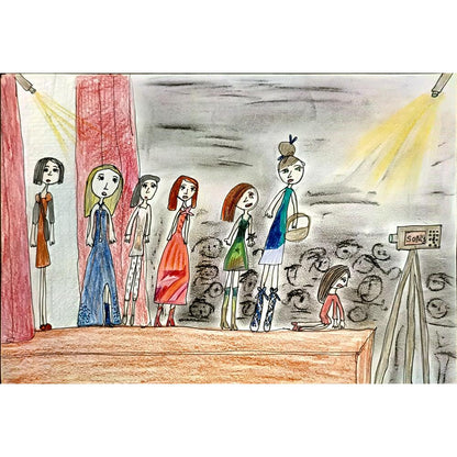 Yoana Rangelova 29x21cm Orijinal Karikatür BOD06654