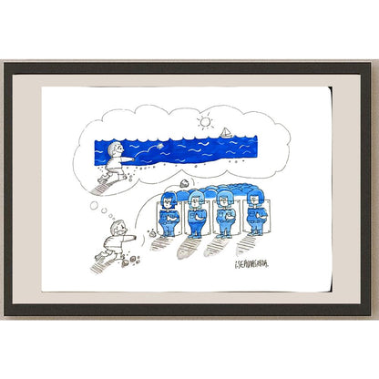 Serdar Sayar 35x25cm Orijinal Karikatür BOD06655