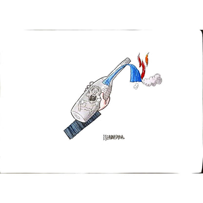 Serdar Sayar 35x25cm Orijinal Karikatür BOD06656