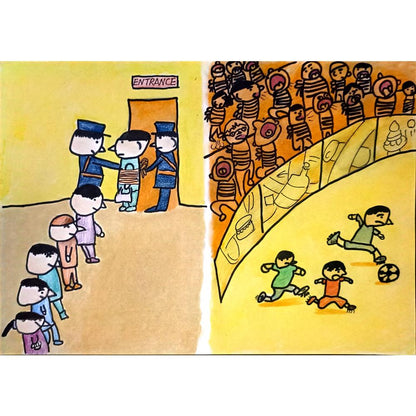 Zhou Cong Xiang Yu 29x21cm Orijinal Karikatür BOD06657