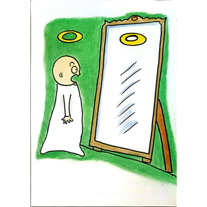 Zhang Si Qi 29x21cm Orijinal Karikatür BOD06658