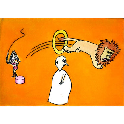 Chen Jin Peng 29x21cm Orijinal Karikatür BOD06659