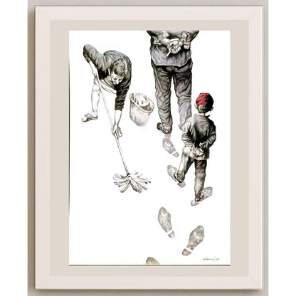Agim Sulai 35x25cm Orijinal Karikatür BOD06662