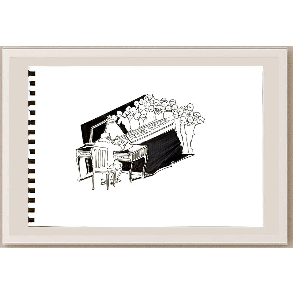 Derya Ülker 29x21cm Orijinal Karikatür BOD06668