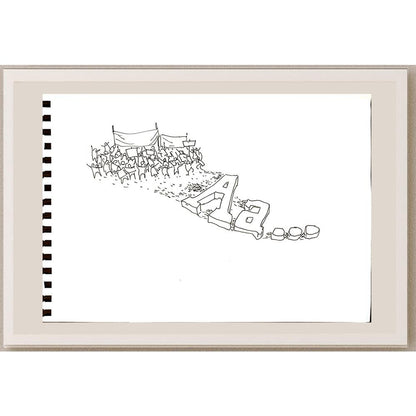 Derya Ülker 29x21cm Orijinal Karikatür BOD06669