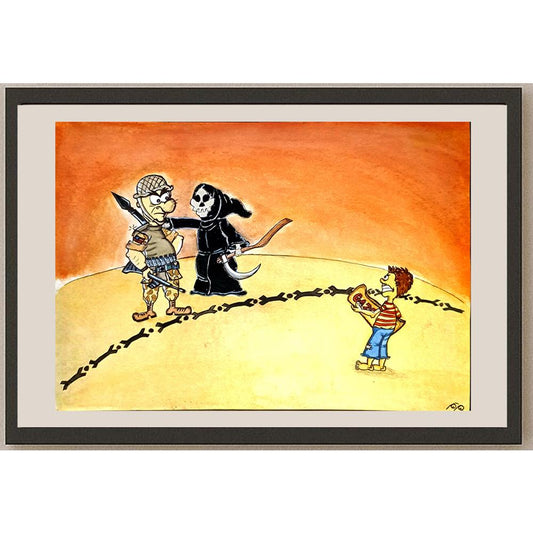 Maryam Rahimipoor 29x21cm Orijinal Karikatür BOD06671