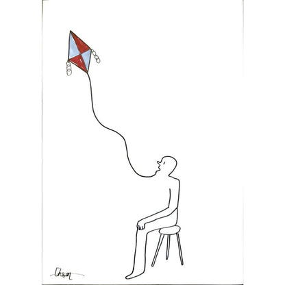 Ehsan Tahmasbi 29x21cm Orijinal Karikatür BOD06676