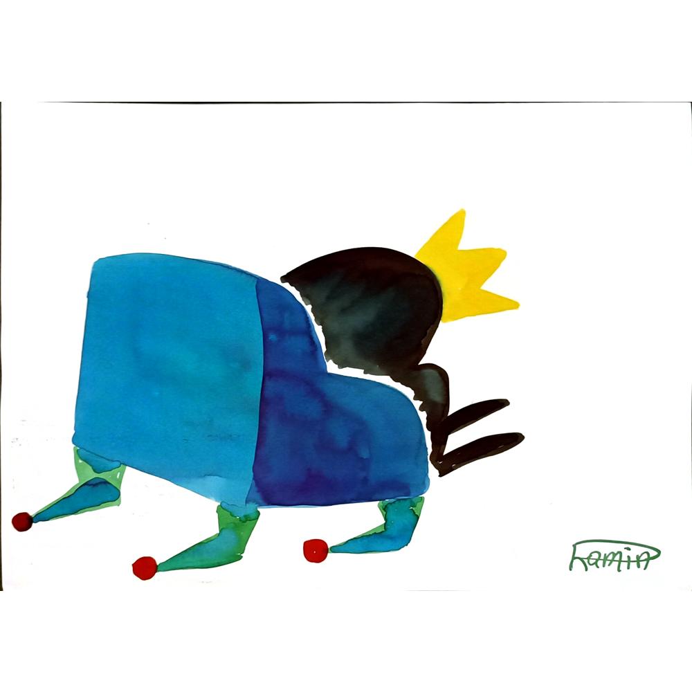 Ramin Rezaei 29x21cm Orijinal Karikatür BOD06679