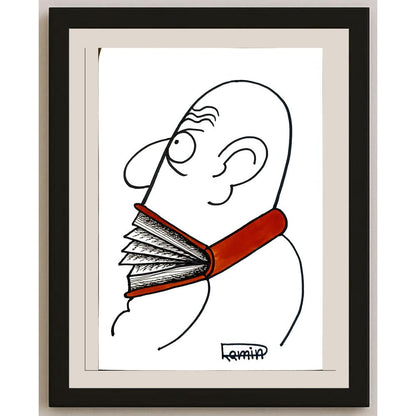 Ramin Rezaei 29x21cm Orijinal Karikatür BOD06681