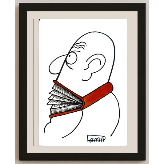 Ramin Rezaei 29x21cm Orijinal Karikatür BOD06681