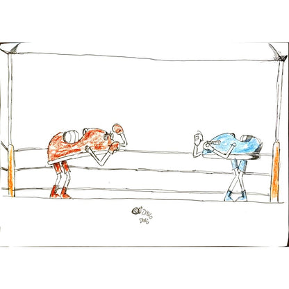 Uroj Maksimovic 29x21cm Orijinal Karikatür BOD06684