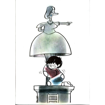 Seyed Yousef Rahimi 29x21cm Orijinal Karikatür BOD06685