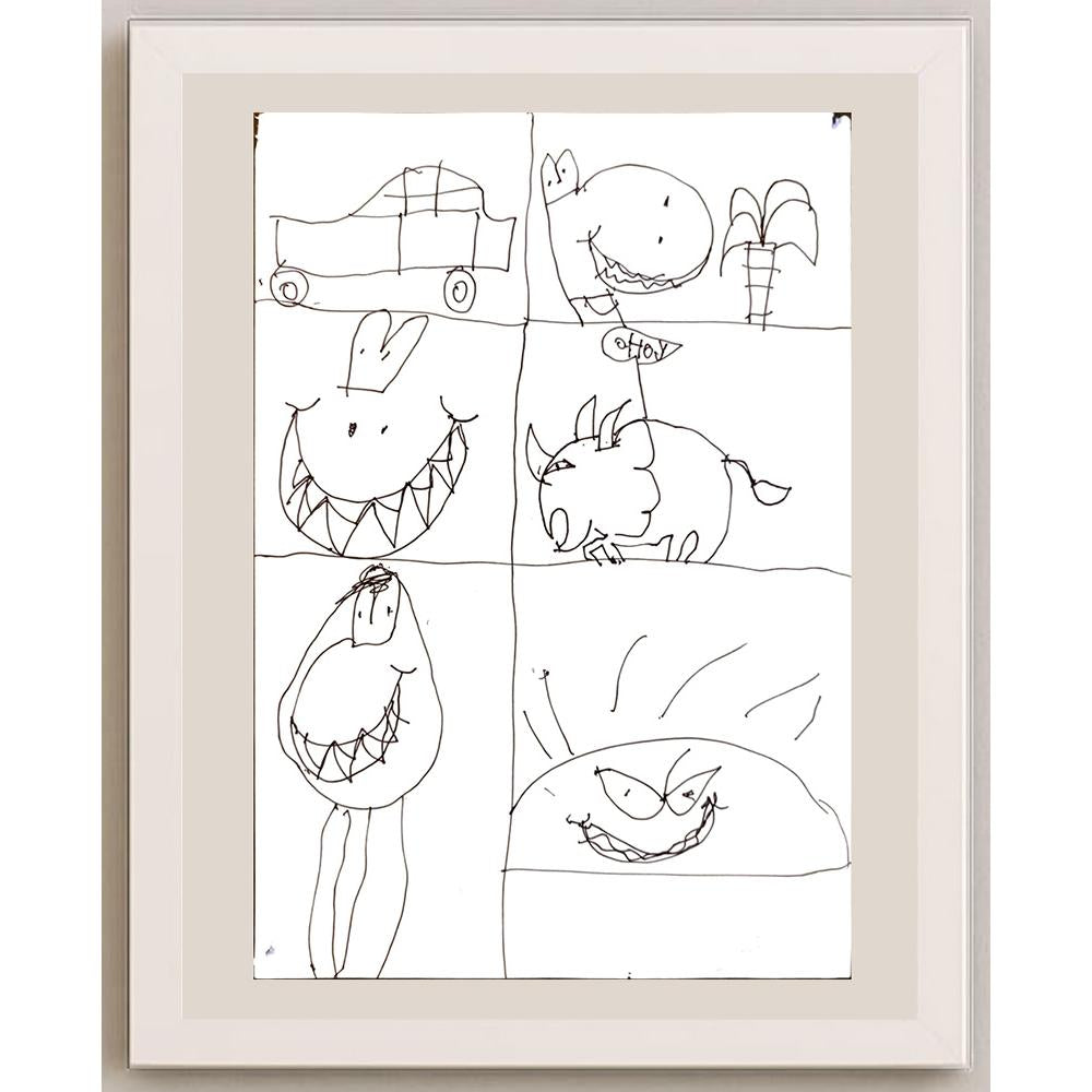 Milos Dehic 29x21cm Orijinal Karikatür BOD06691
